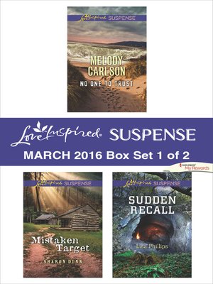Love Inspired Suspense March 2016--Box Set 1 of 2 - ebook